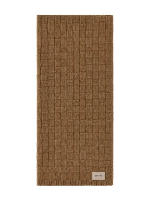 Roberto Cavalli tag scarf