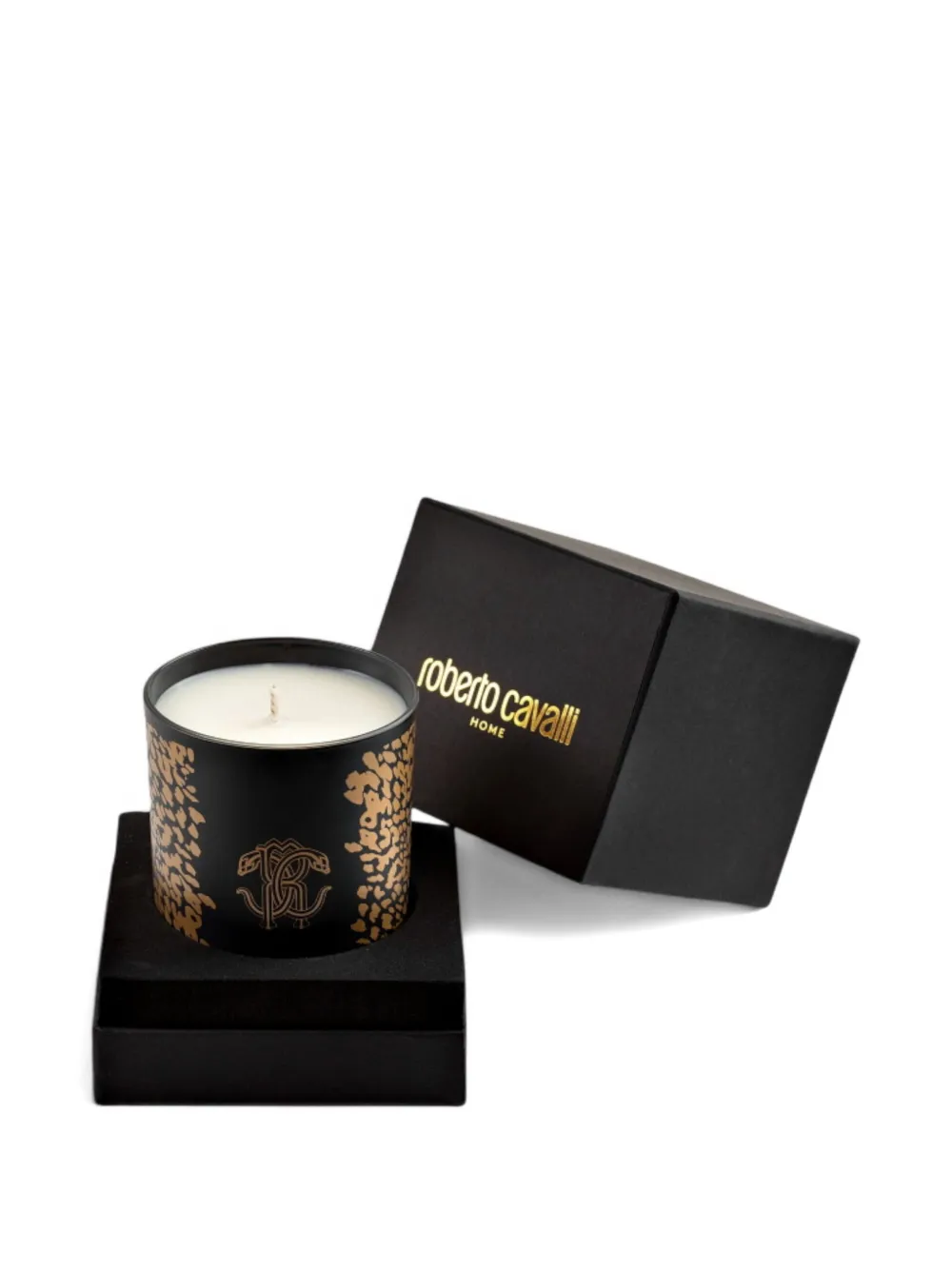 Roberto Cavalli Midnight Sky geurkaars (220 g) - Zwart
