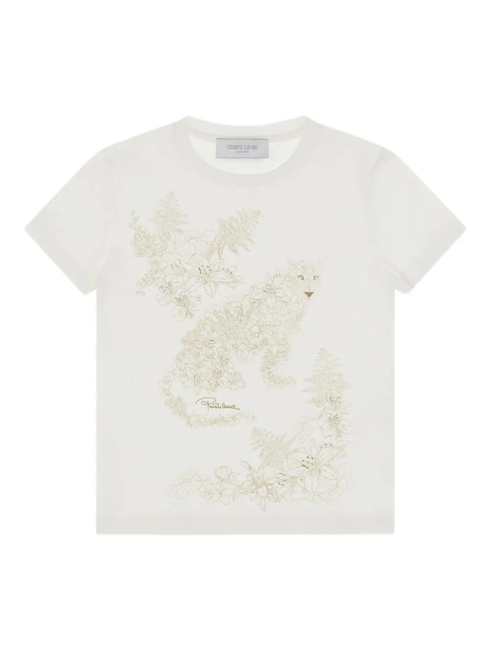 Roberto Cavalli playera con estampado gráfico | blanco | Image 1