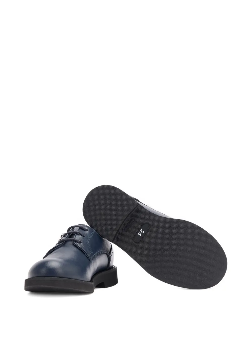 Roberto Cavalli Junior Loafers met monogram Blauw