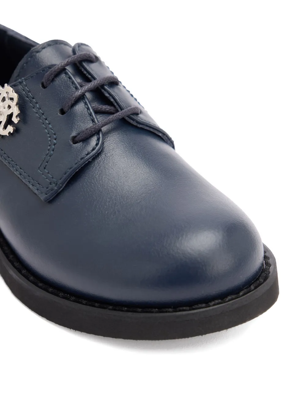 Roberto Cavalli Junior Loafers met monogram Blauw