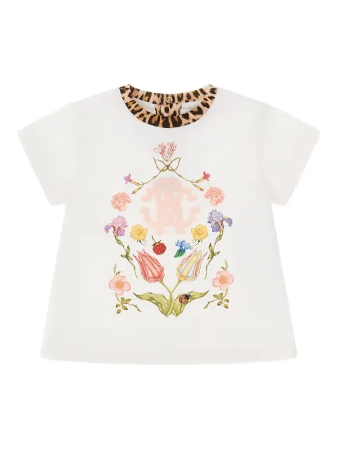 Roberto Cavalli logo-detail t-shirt