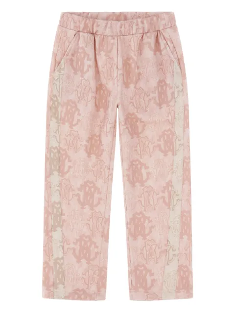 Roberto Cavalli Junior logo-pattern track pants