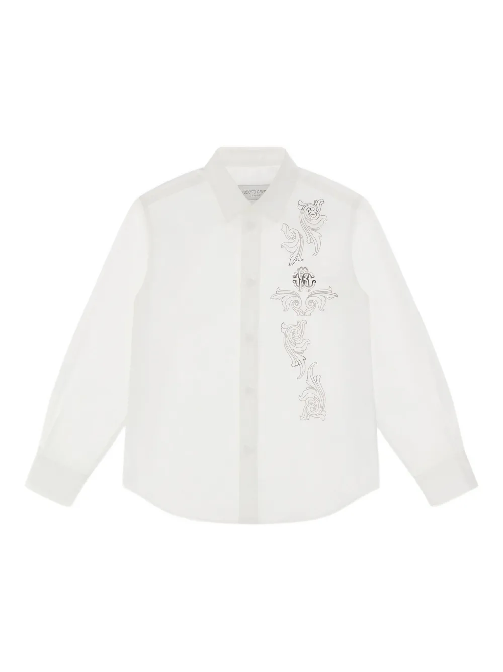 Roberto Cavalli Logo-motif Shirt In White