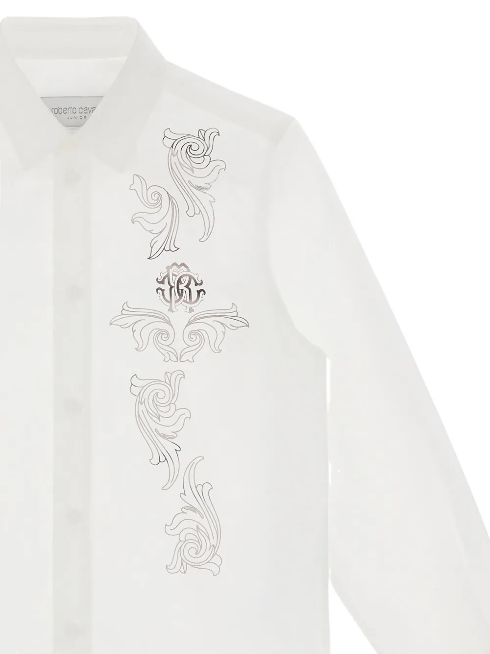 Roberto Cavalli Logo-motif Shirt In White