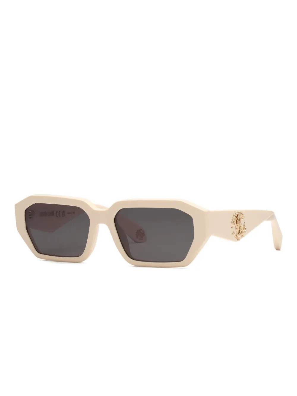 Roberto Cavalli Mirror Snake zonnebril - Beige