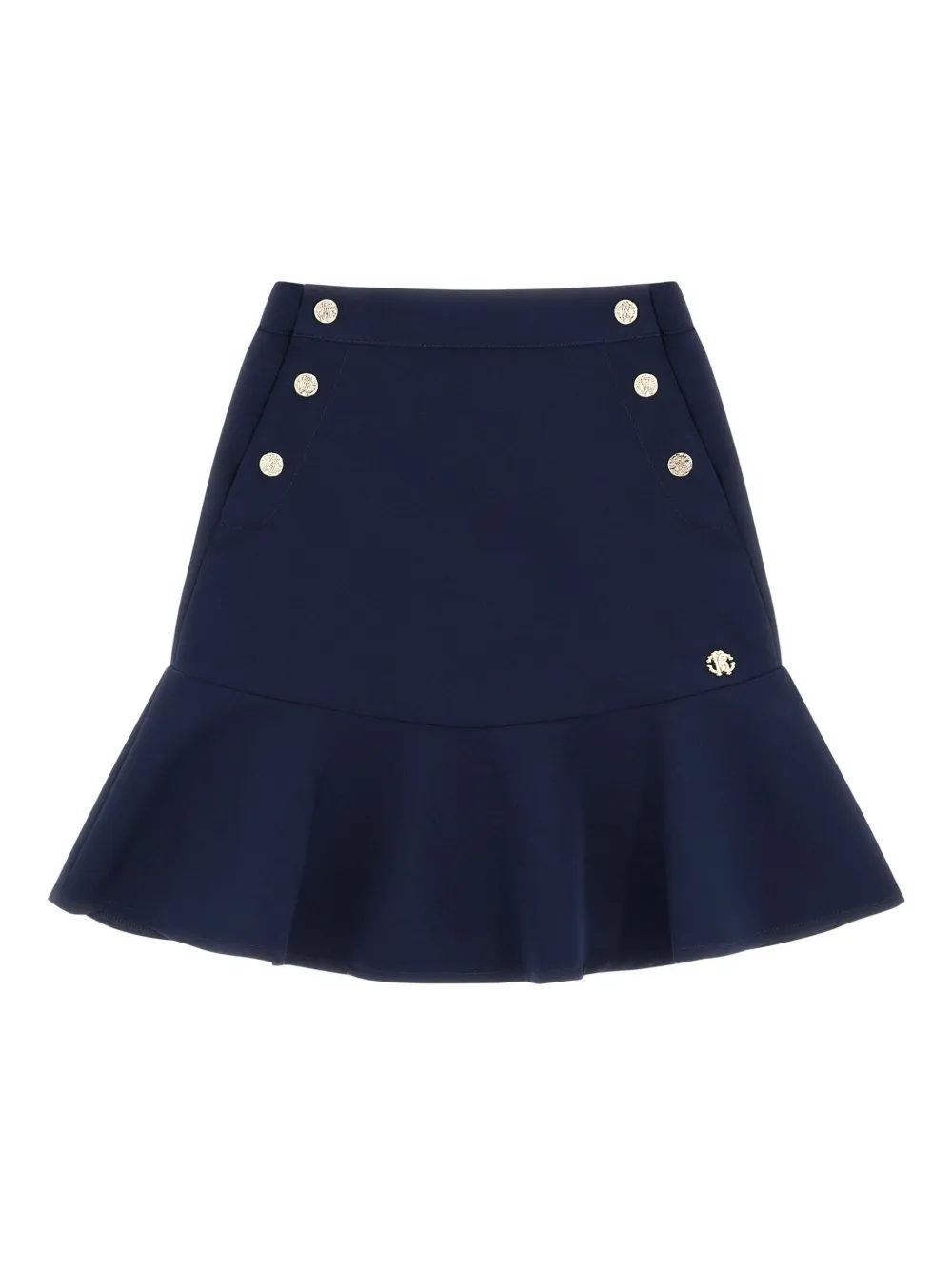 Roberto Cavalli Junior Gonna con logo - Blu