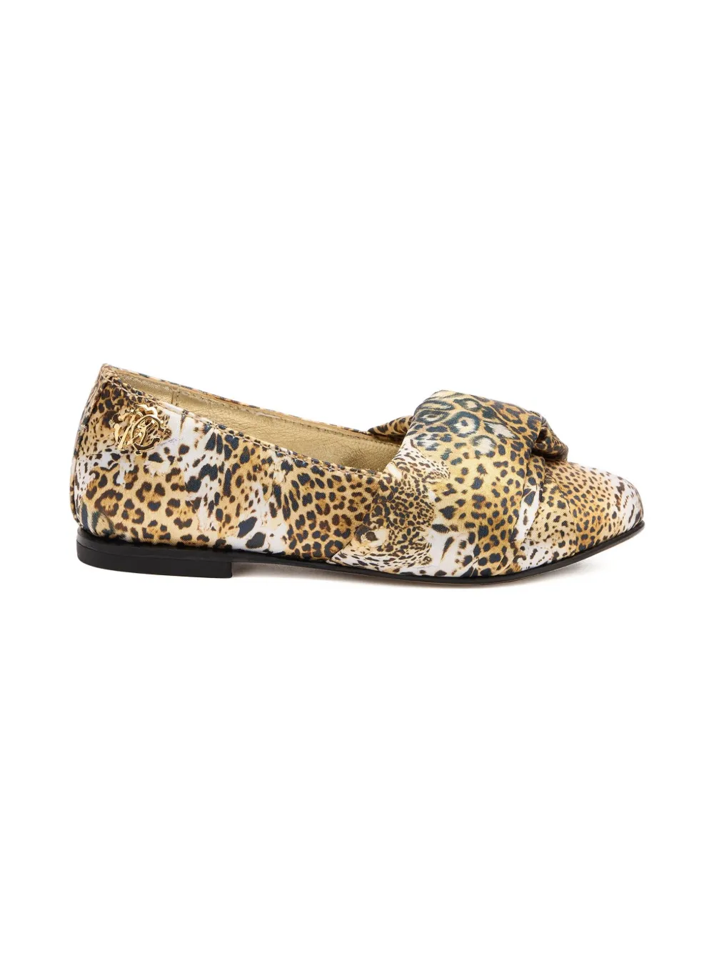 Roberto Cavalli Junior Ballerine con stampa - Marrone