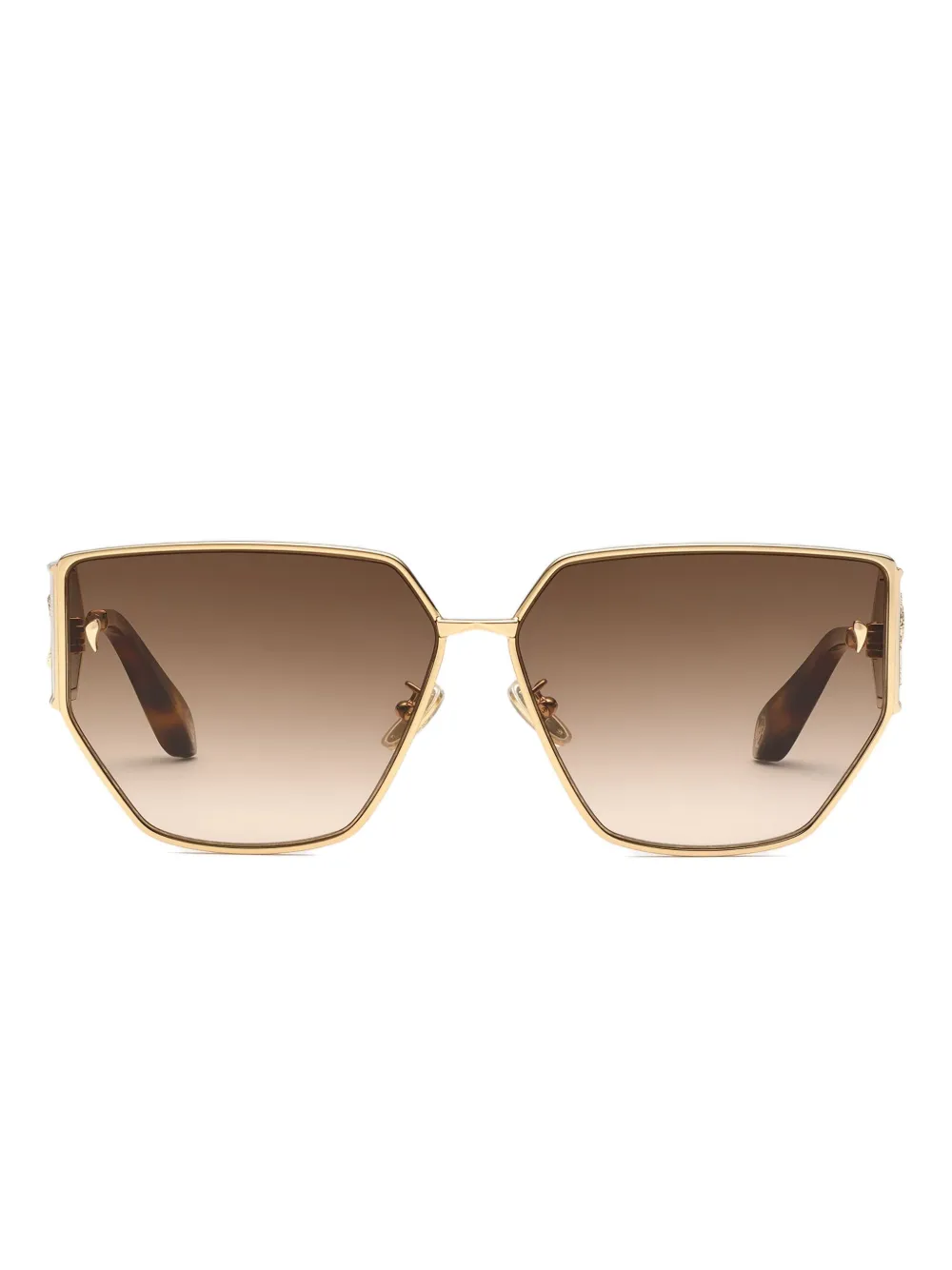 Roberto Cavalli logo-plaque sunglasses | Brown | Image 1