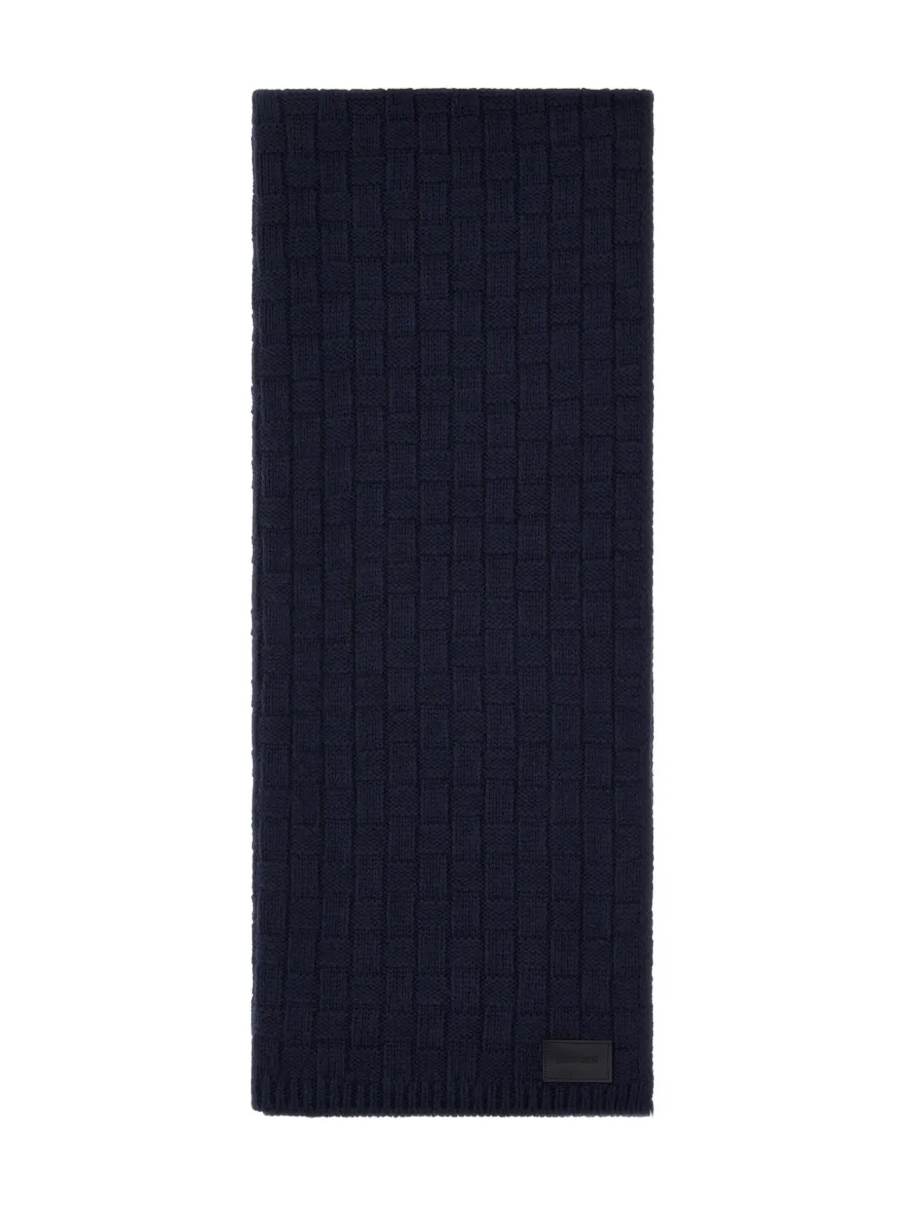 Roberto Cavalli  écharpe à patch logo | bleu | Image 1