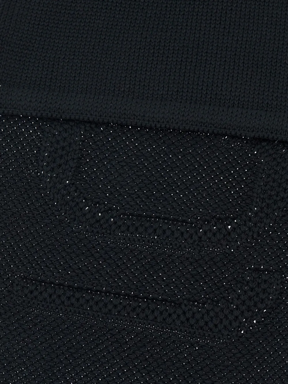 Roberto Cavalli Logo-workmanship Wool-blend Scarf In Black