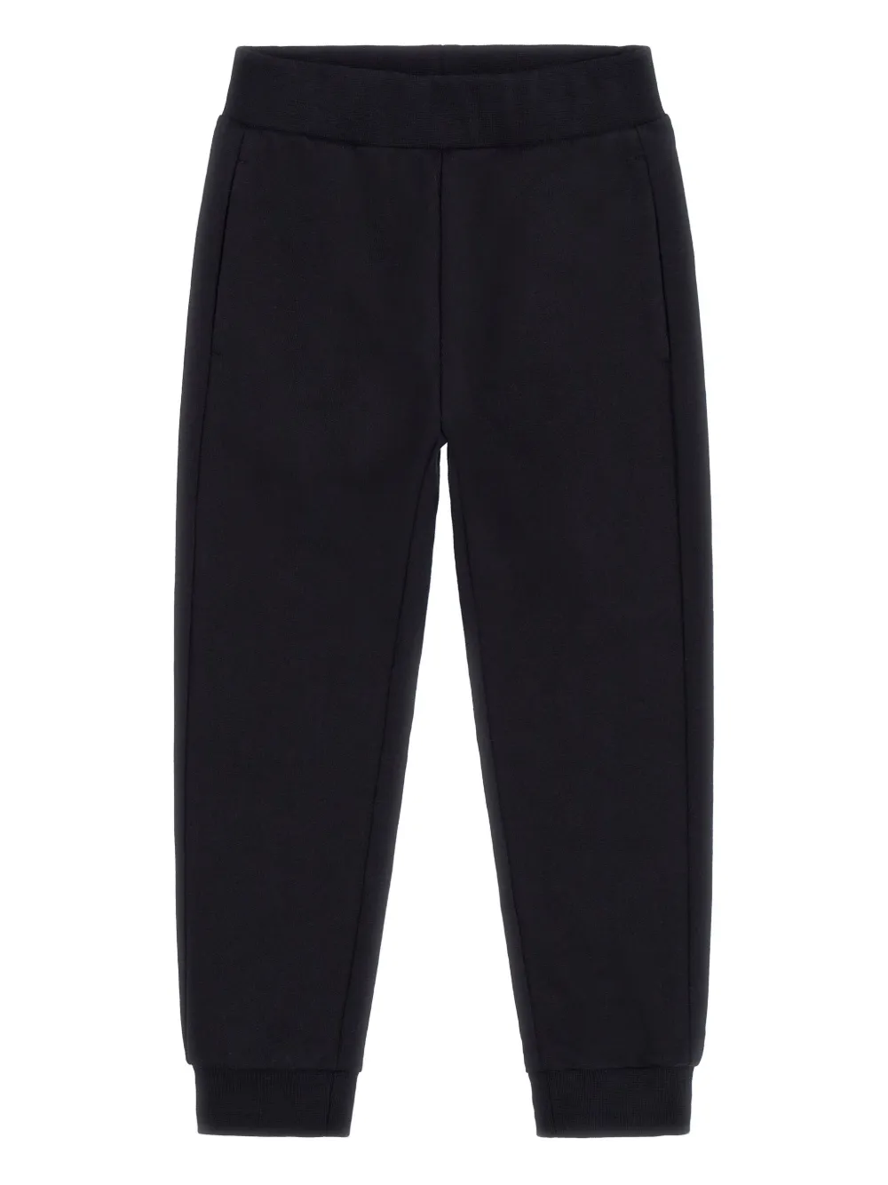 Roberto Cavalli Junior Pantaloni sportivi in cotone con logo - Nero
