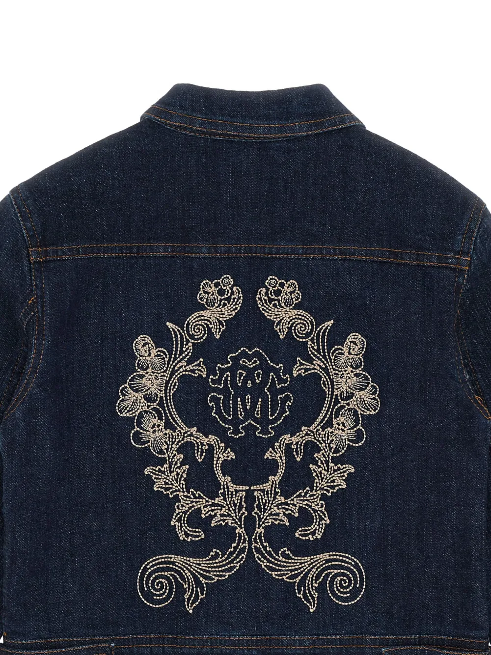 Roberto Cavalli Junior Jack met borduurwerk Blauw