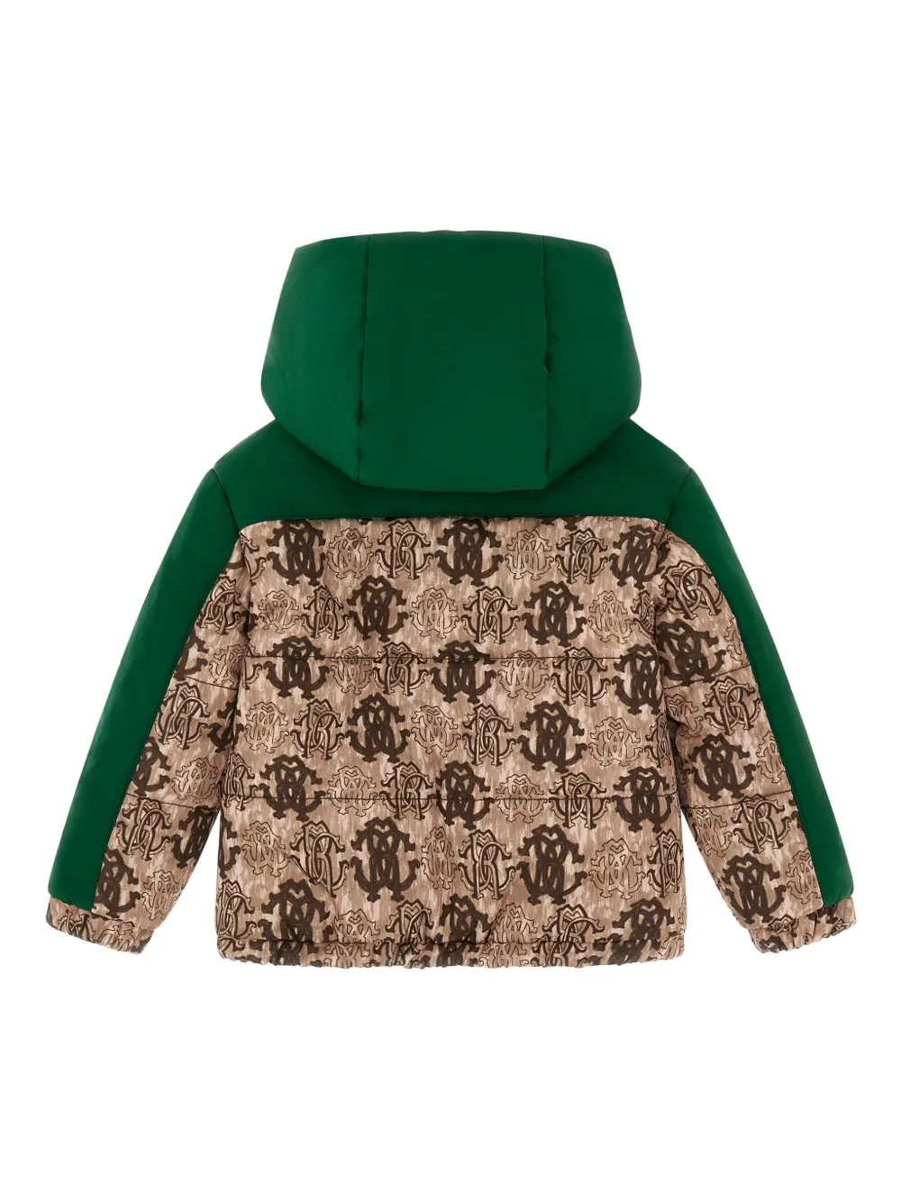 Roberto Cavalli monogram-print hooded jacket | Padded Jackets | Image 2