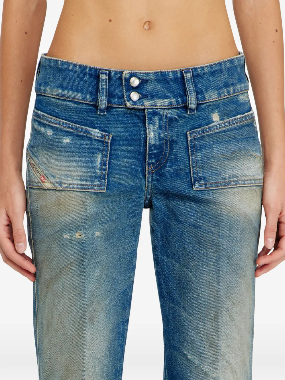 Diesel D-Hush jeans Blauw