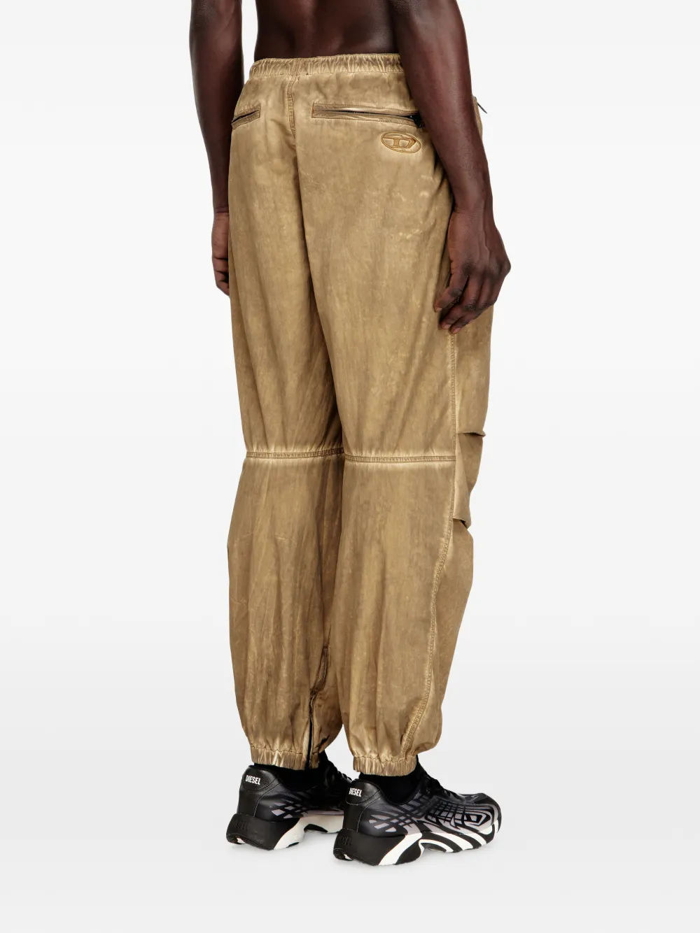 Diesel P-Stitch-Treat broek met ritszak Beige