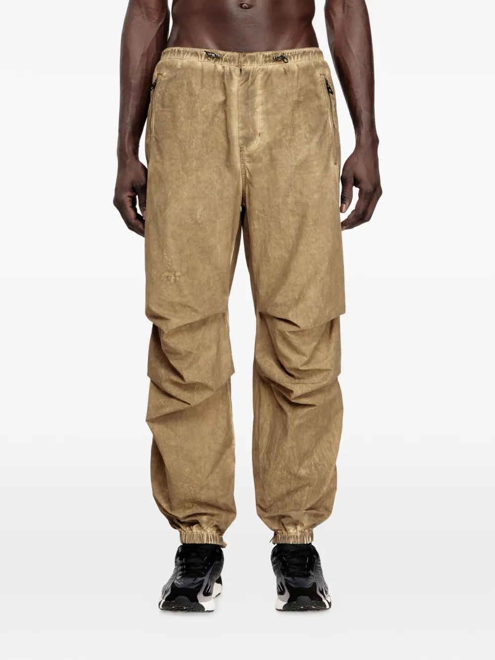 Diesel P-Stitch-Treat broek met ritszak Beige