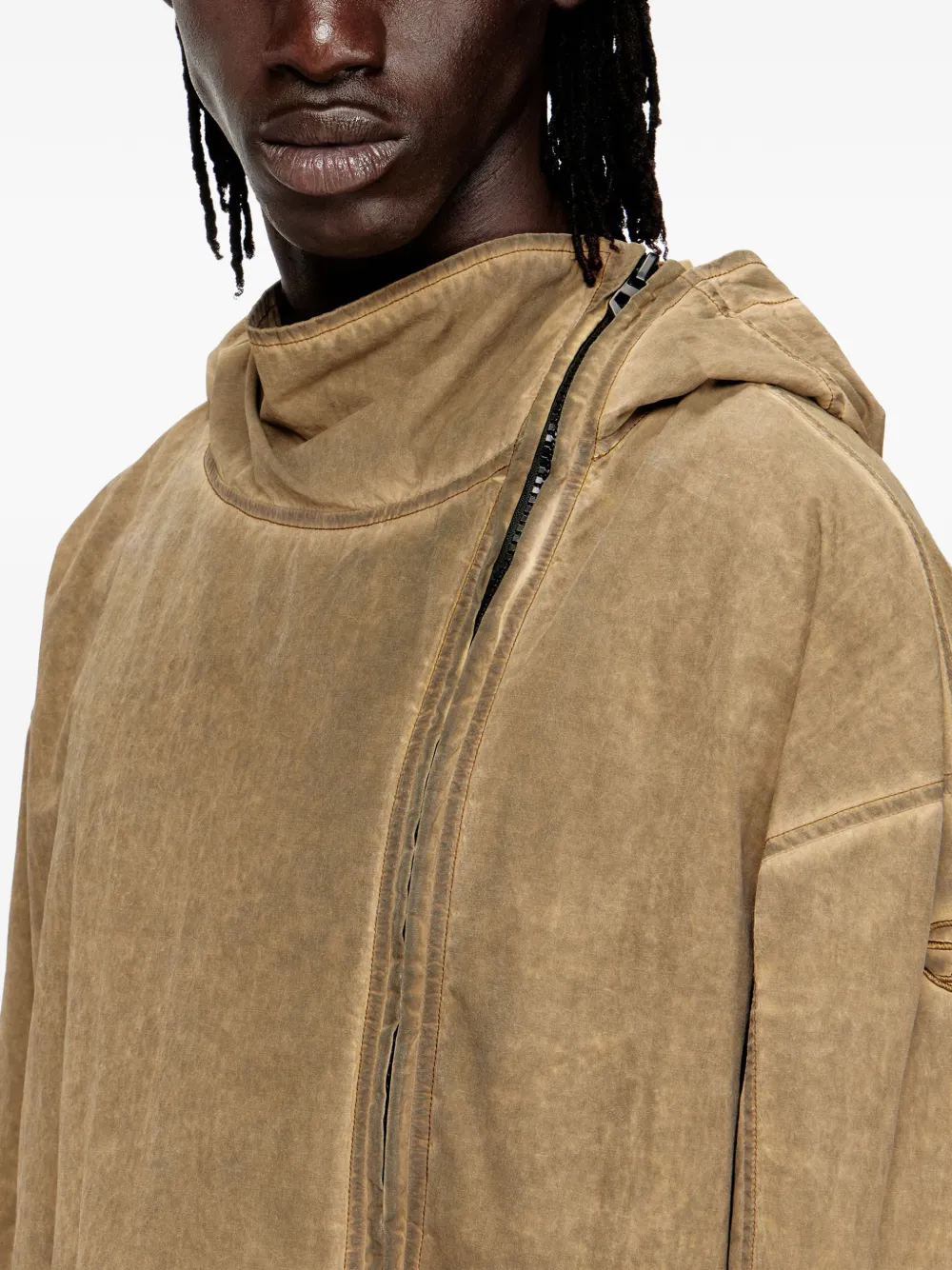 Diesel J-Squad-Treat フーデッドジャケット | ブラウン | FARFETCH JP