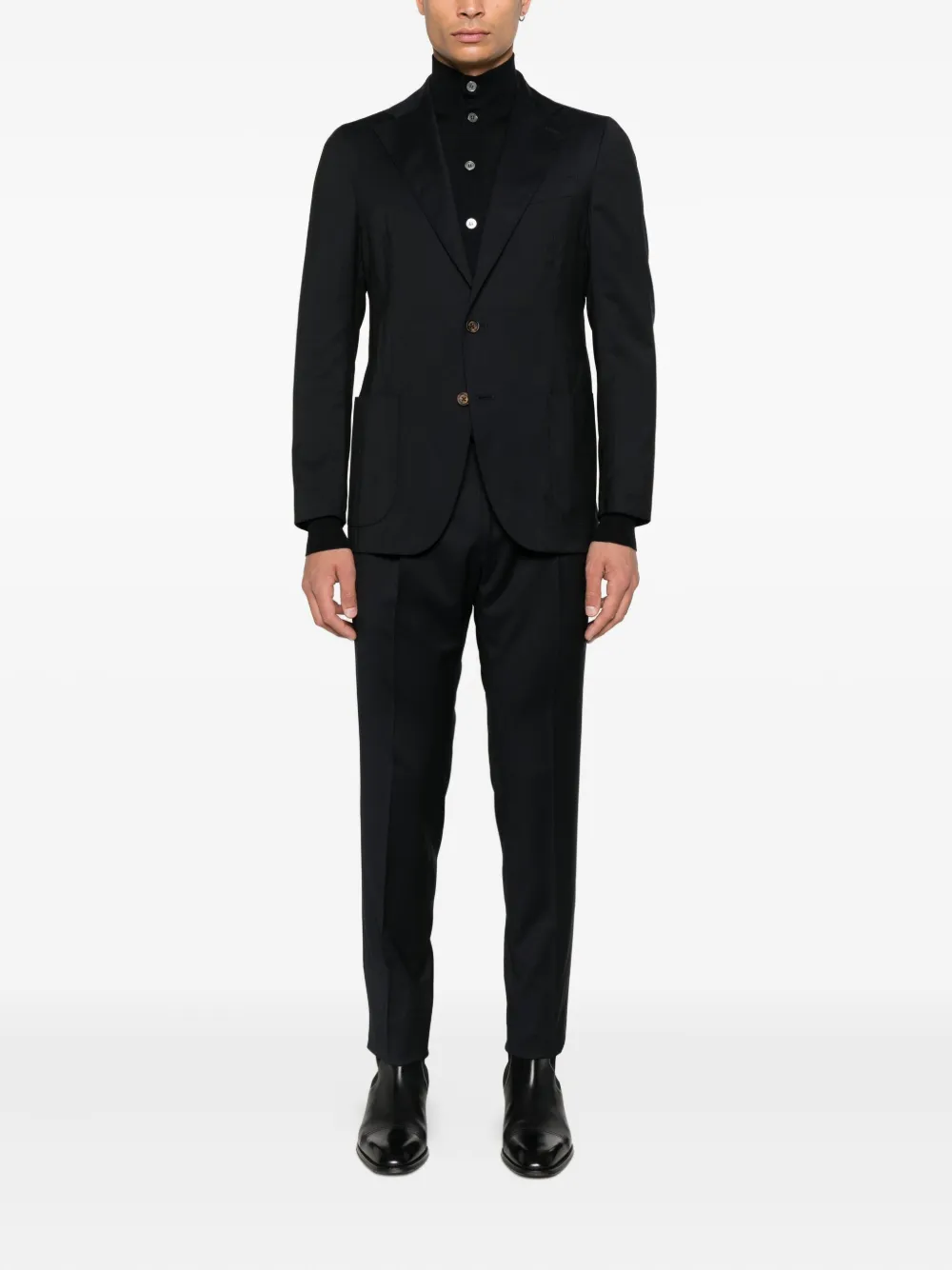 Bagnoli Sartoria Napoli notched-lapel single-breasted suit | Single Breasted Suits | Image 2