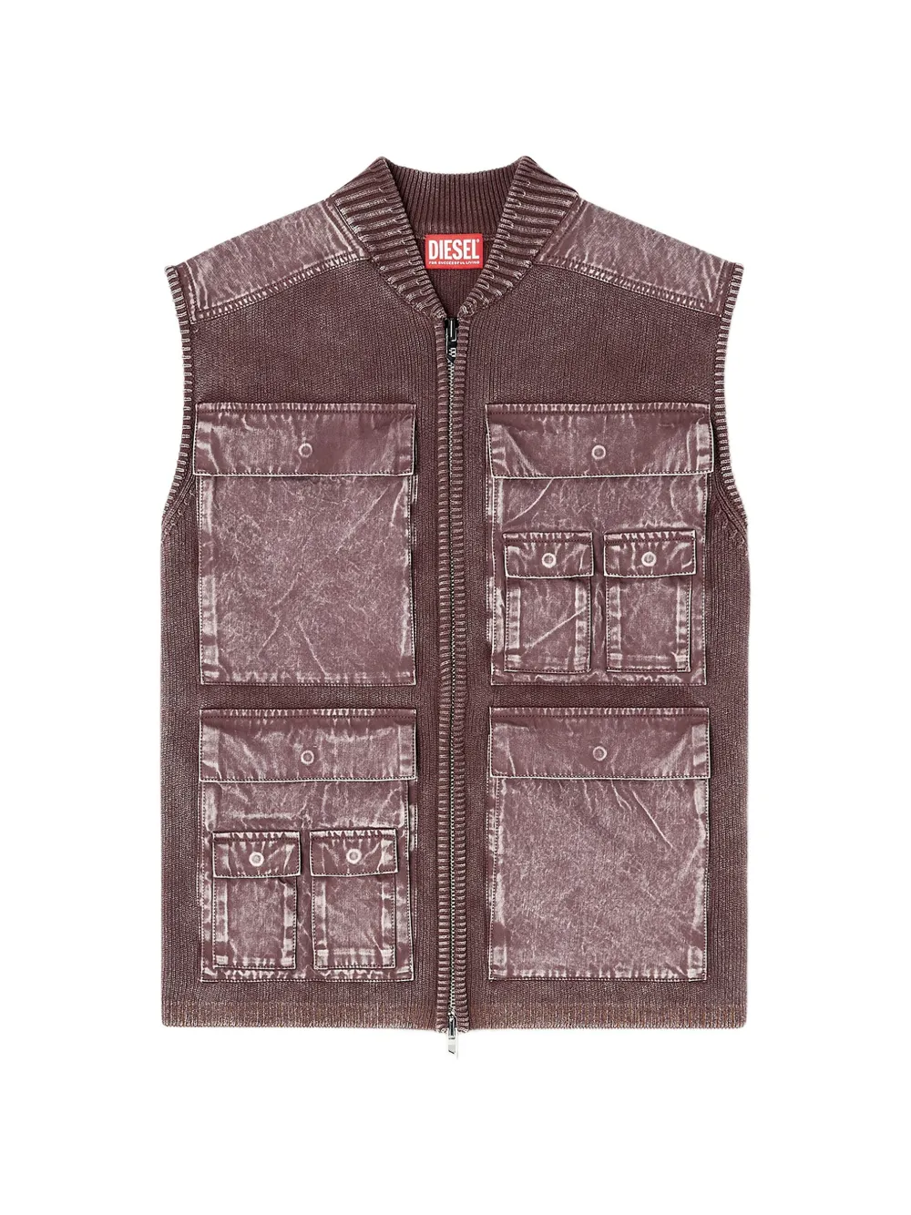 Diesel K-Giulius cardigan - Brown