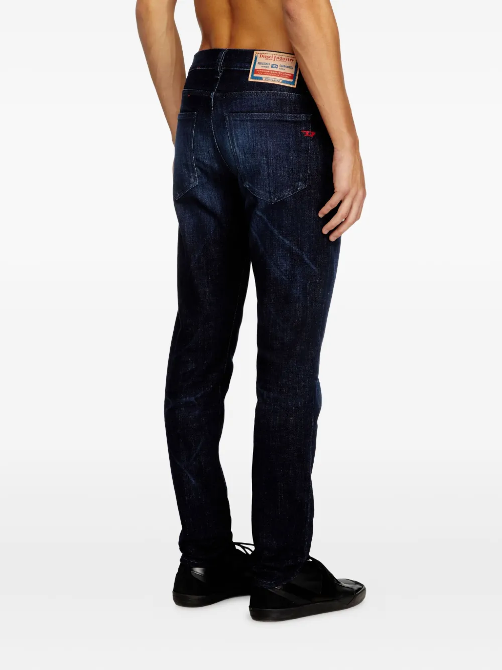 Diesel D-Strukt 0adbl comfort denim slim-fit jeans Blauw