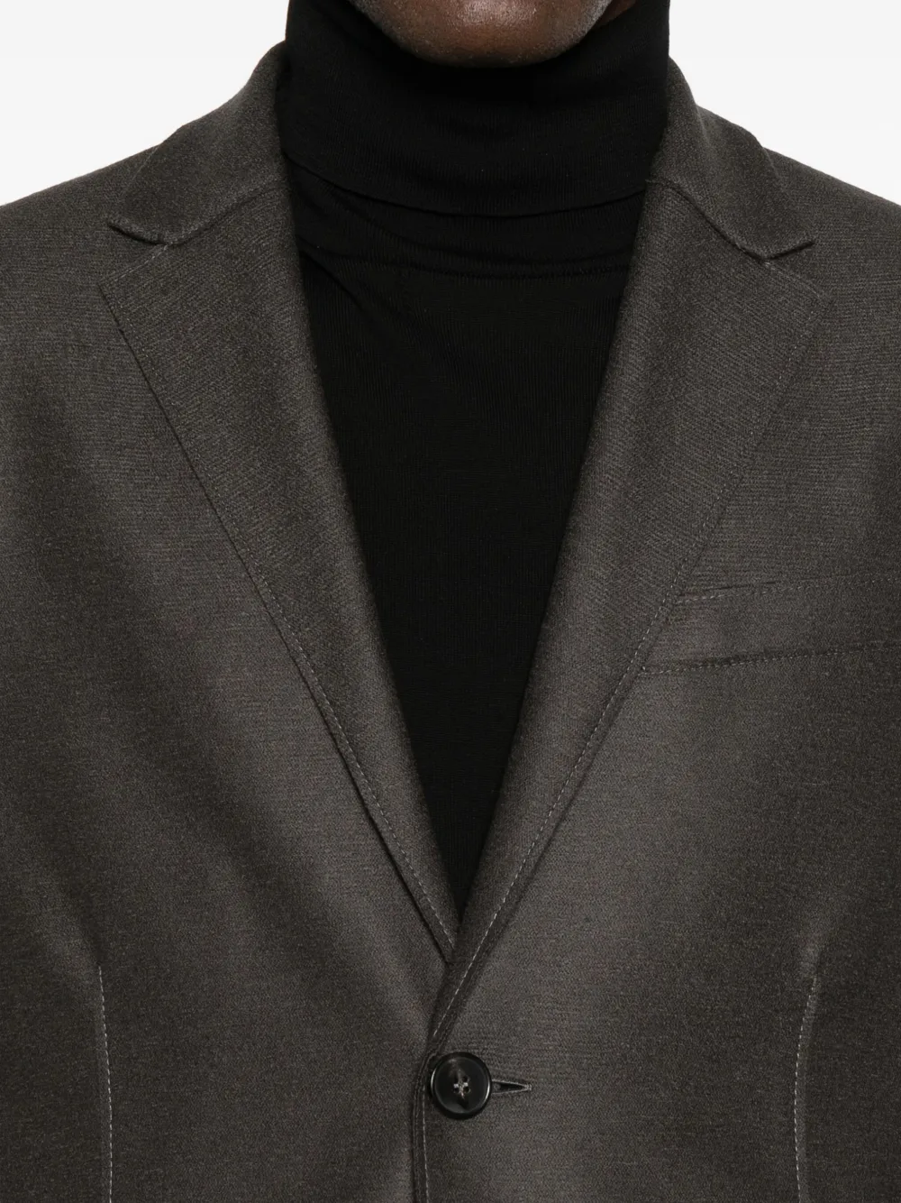 Harris Wharf London Blazer met enkele rij knopen Bruin