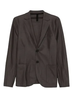 Harris Wharf London シングルジャケット | ブルー | FARFETCH JP