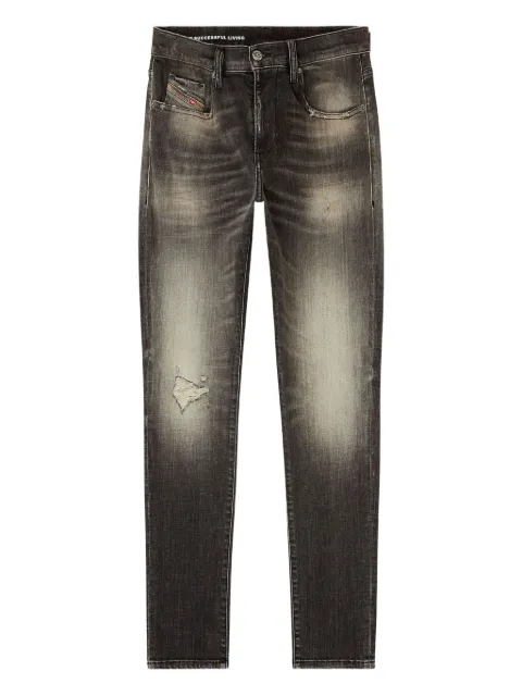 Diesel D-Strukt 09j52 ripped slim jeans