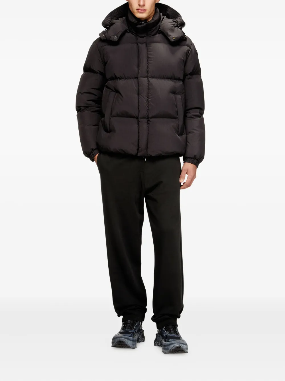 Diesel  W-Rolfys logo-patch down jacket | Down Jackets | Image 2