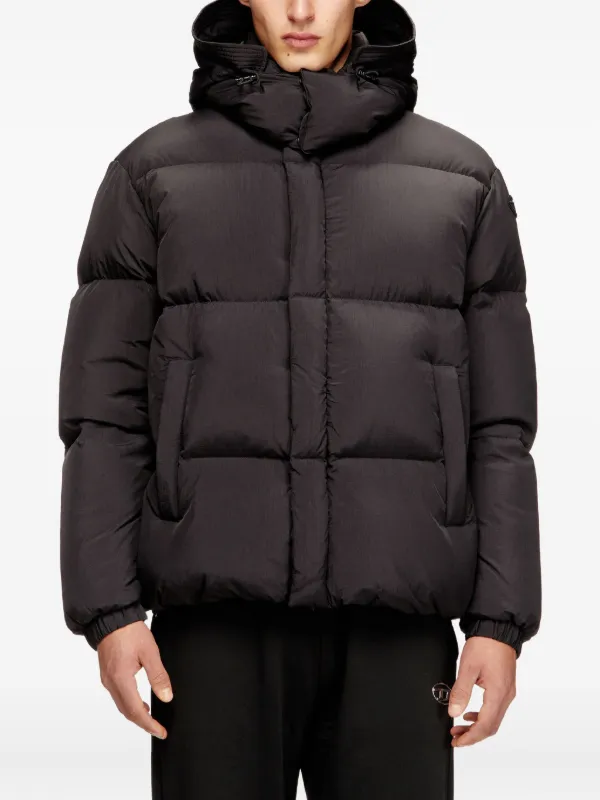 DIESELブラック ダウンジャケット Diesel W-Rolfys ダウンジャケット | ブラック | FARFETCH JP