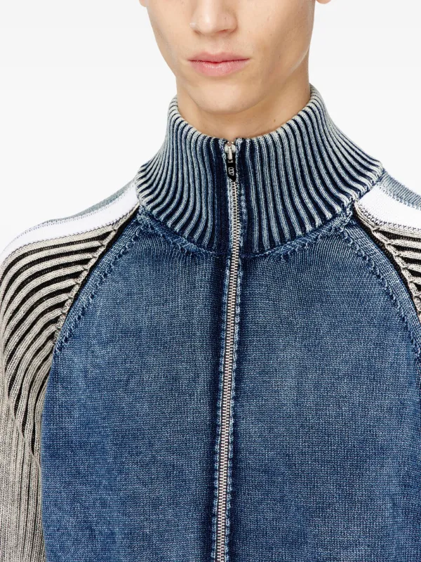 Diesel K-Heronimo raglan-sleeve Cardigan | Blue | FARFETCH