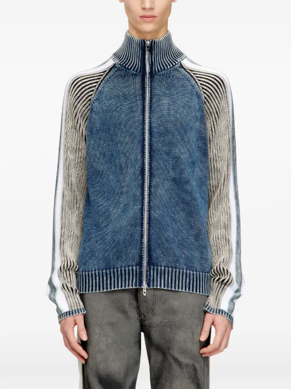 Diesel K-Heronimo raglan-sleeve Cardigan | Blue | FARFETCH