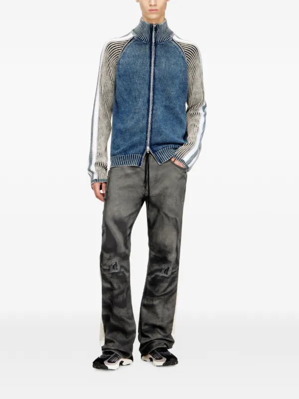 Diesel K-Heronimo raglan-sleeve Cardigan | Blue | FARFETCH