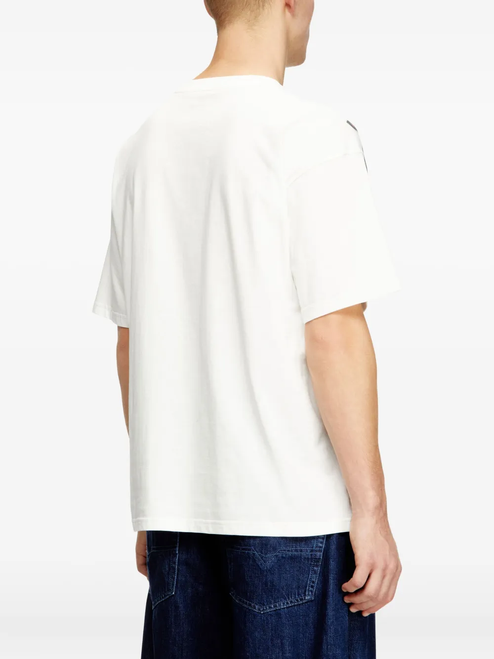 Diesel T-Boxt-V13 T-shirt met print en korte mouwen Wit