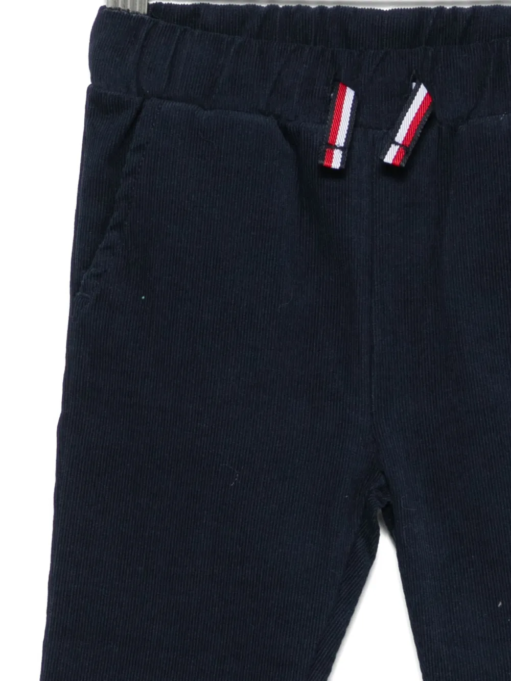 Tommy Hilfiger Junior Corduroy Drawstring Trousers In Blue