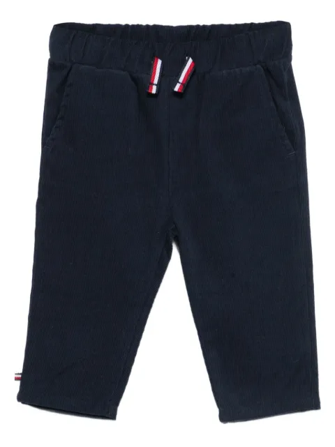 Tommy Hilfiger Junior pantalones de pana con cordones