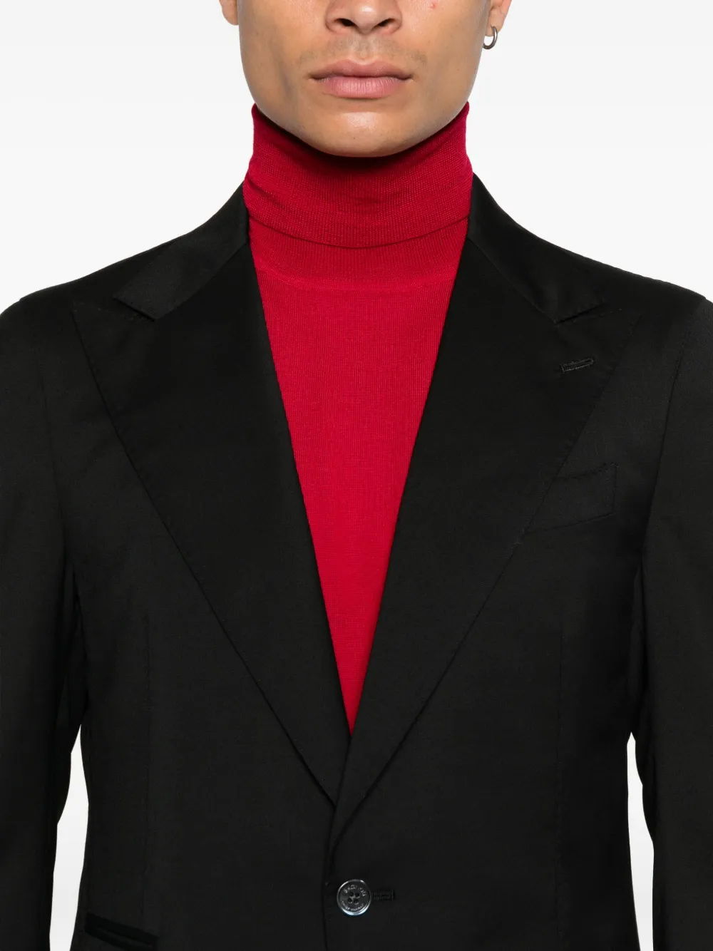 Peak-Lapel Single-Breasted Suit