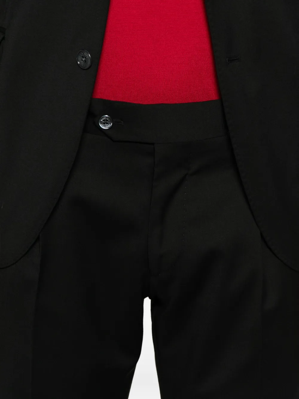 Peak-Lapel Single-Breasted Suit
