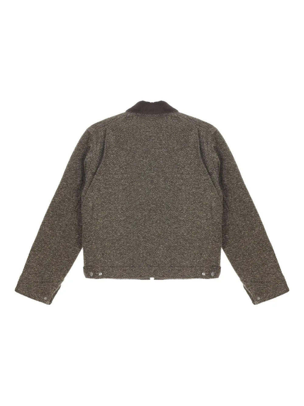 T*A様 AURALEE SPUN TWEED ZIP BLOUSON Auralee Tweed Zip Blouson | Brown | FARFETCH RO