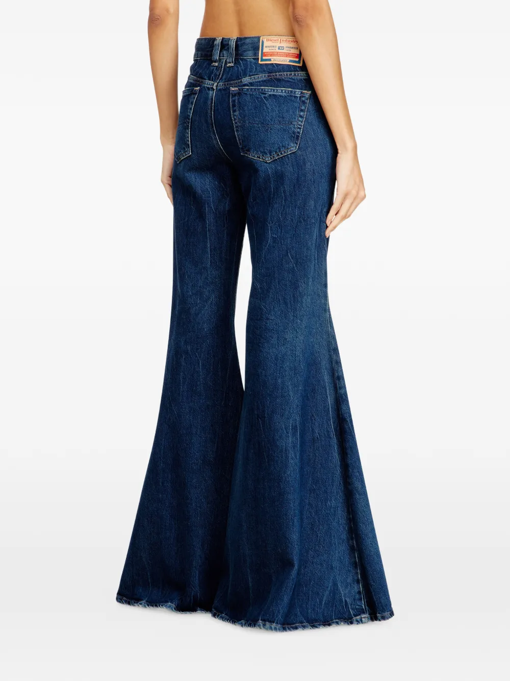 Diesel 1970 D-Bleess 09n61 flared low waist jeans Blauw