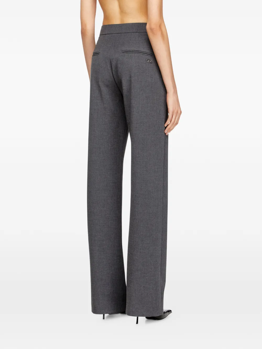 Diesel P-romise-s1 Trousers In Gray