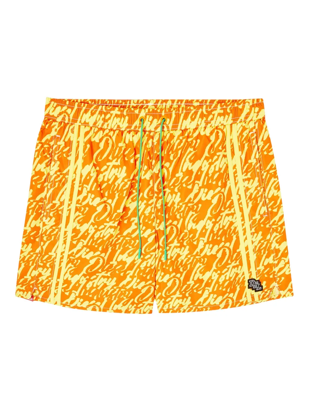 Diesel patterned swim shorts | Yellow | Image 1