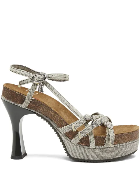 Diesel 105mm D-Woodstock platform sandals