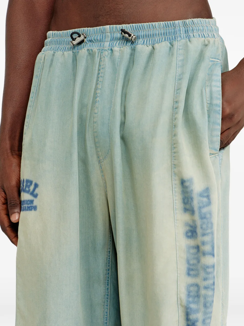 Diesel D-Pari jeans met logodetail Blauw
