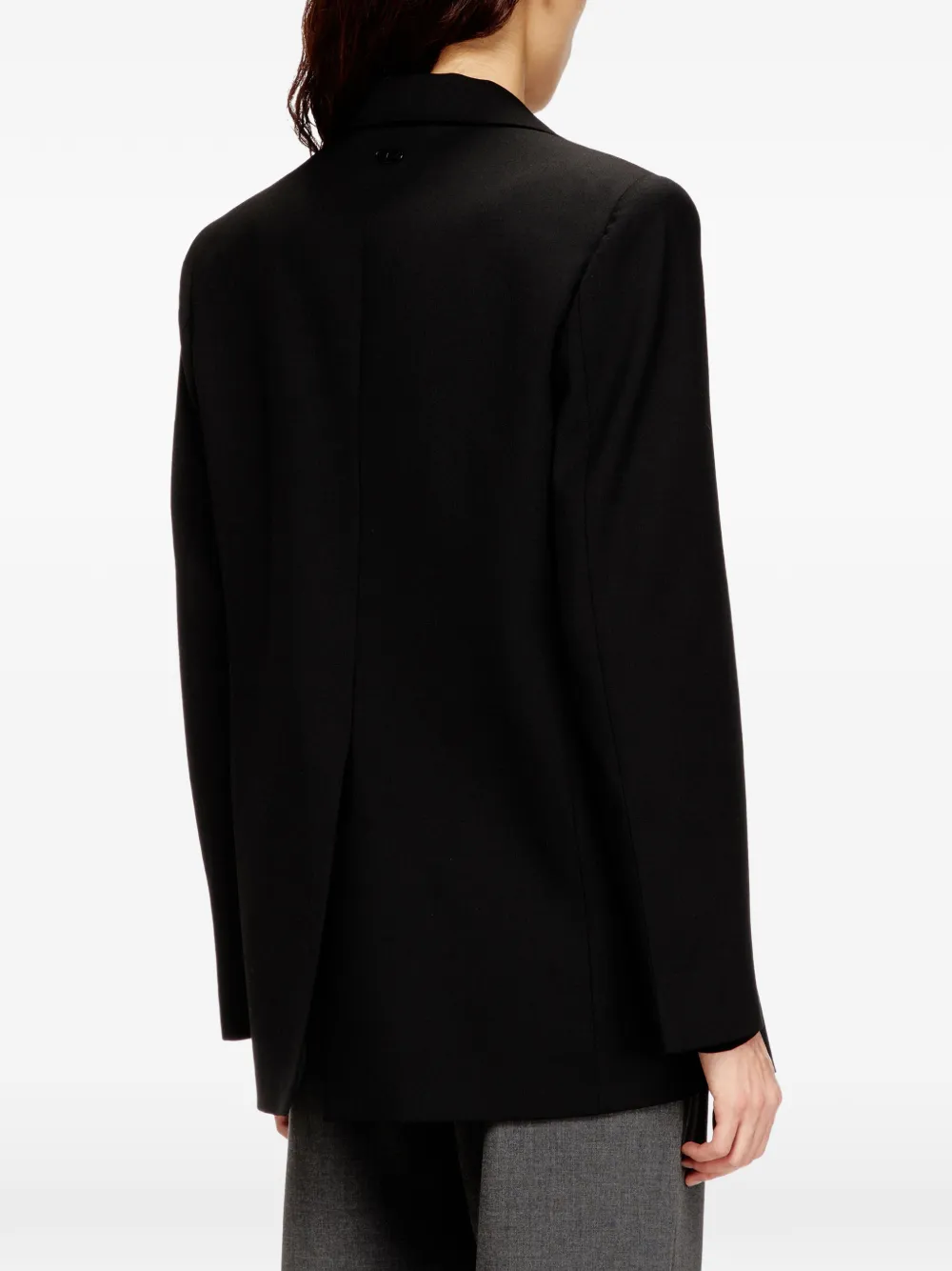 Diesel Blazer met enkele rij knopen Zwart