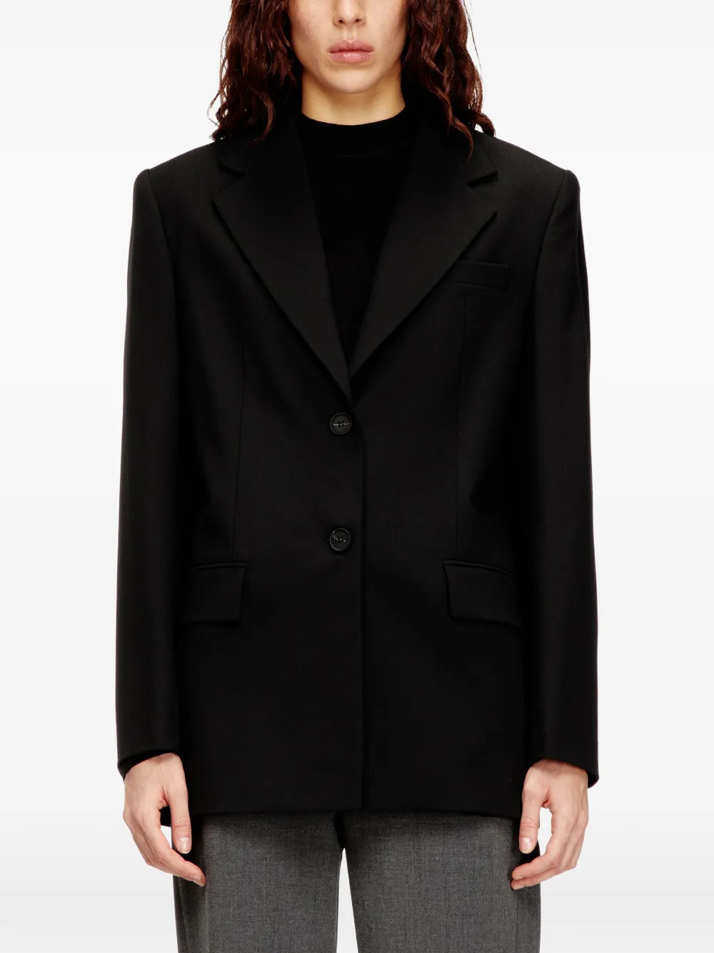  Diesel Single-breasted Blazer - Black 