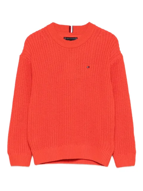 Tommy Hilfiger Junior pull à logo brodé