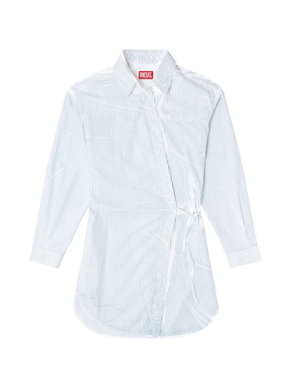 Diesel asymmetric hem dress - Bianco