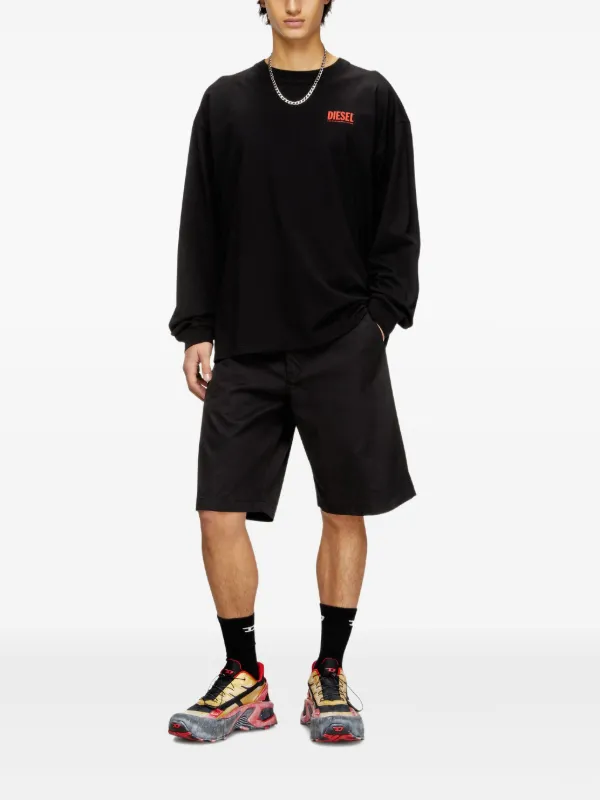 Diesel T-Boxt-Ls-Bisk Tシャツ | ブラック | FARFETCH JP