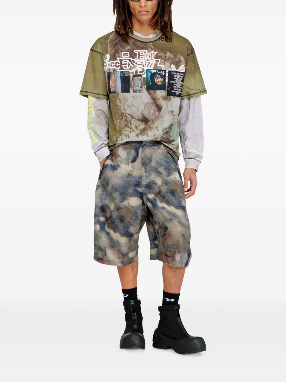  Diesel T-boxt-v5 T-shirt - Green 
